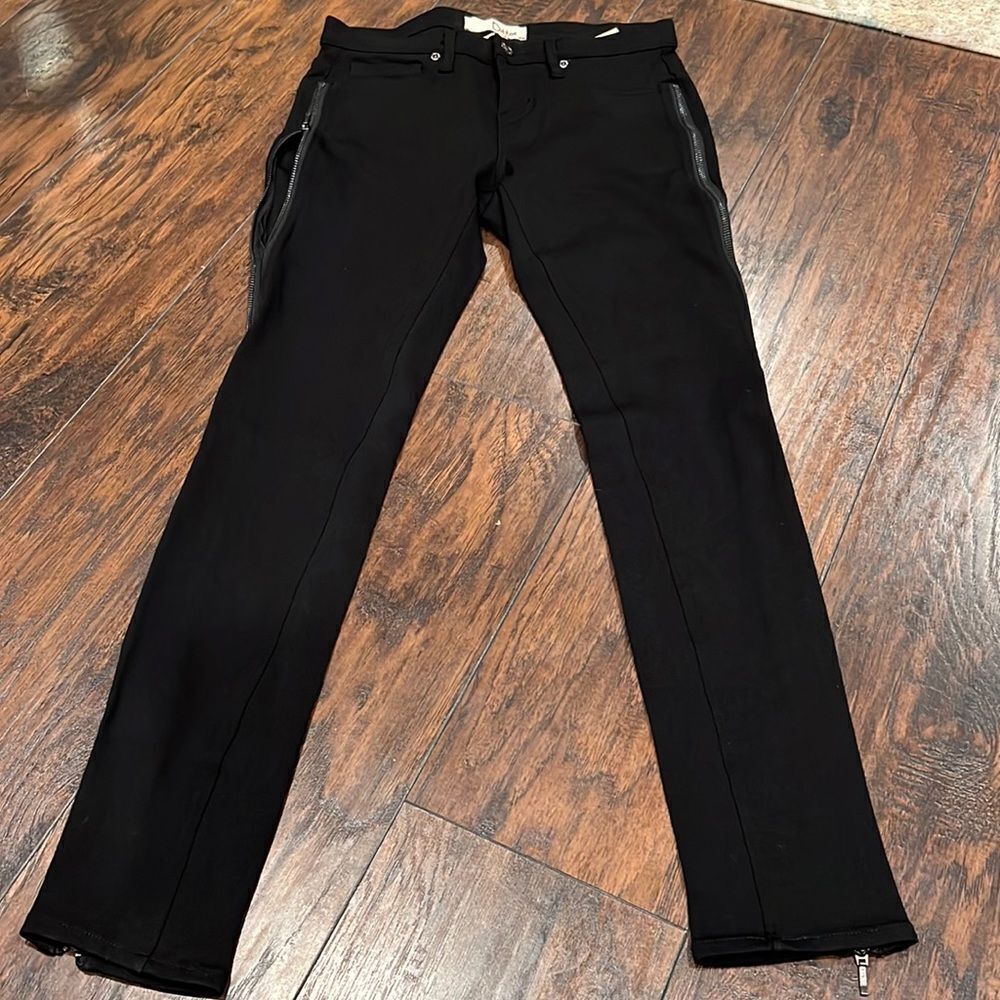 Dittos mid-rise leggings / pants with zipper all the way to the bottom size 26